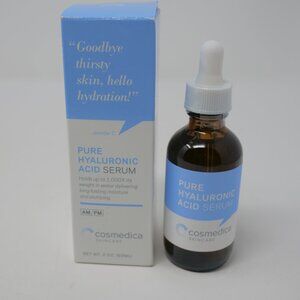 NEW Cosmedica Hyaluronic Acid Serum for Skin 2 Oz Hydrating NIB Exp 6/2026